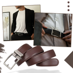 Ceinture automatique en cuir de vache