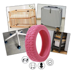 Protections en silicone pour roues de valise