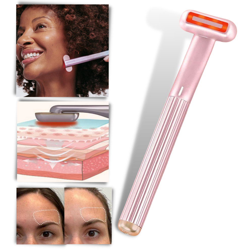 Bâton de soin du visage par lumière rouge