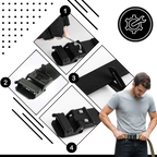 Ceinture en nylon à boucle automatique
