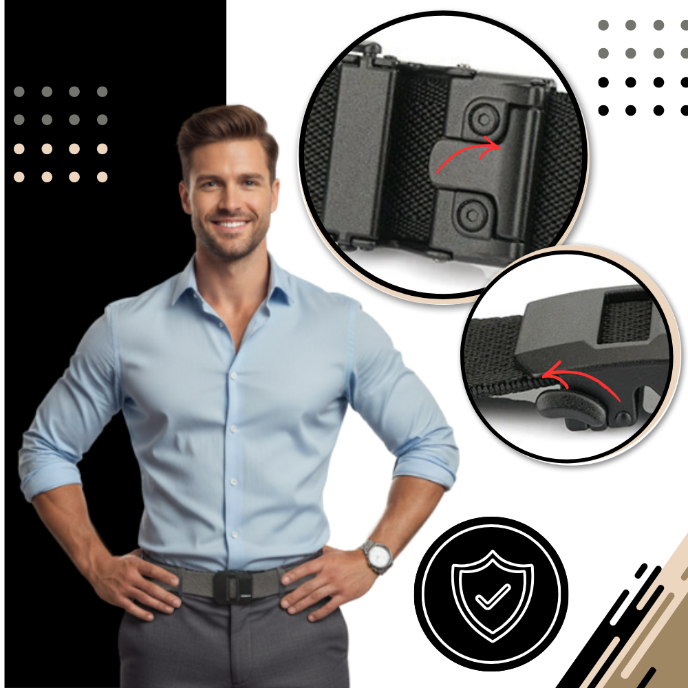 Ceinture en nylon à boucle automatique