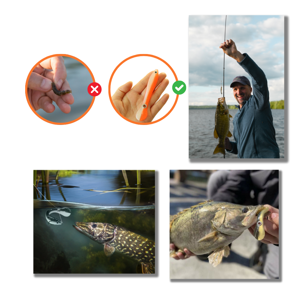 Appâts de pêche réalistes