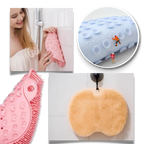 Brosse de douche relaxante pour le dos et les pieds
