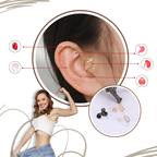 Boucles d'oreilles magnétiques d'acupression