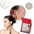 Boucles d'oreilles magnétiques d'acupression