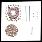 Puzzle en bois relaxant chat