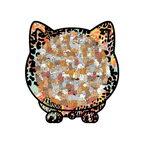 Puzzle en bois relaxant chat