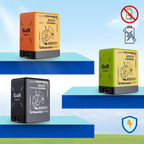 Chargeur mural double à câble rétractable