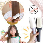 Brosse à cheveux autonettoyante pour le massage du cuir chevelu