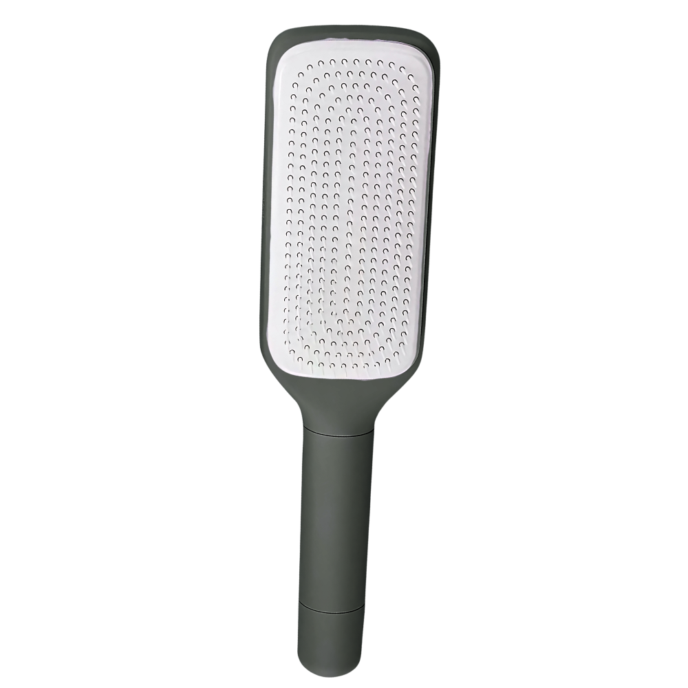 Brosse à cheveux autonettoyante pour le massage du cuir chevelu