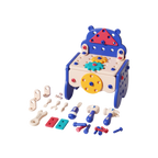 Jouet puzzle à vis avec boîte à outils bricolage
