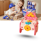 Jouet puzzle à vis avec boîte à outils bricolage