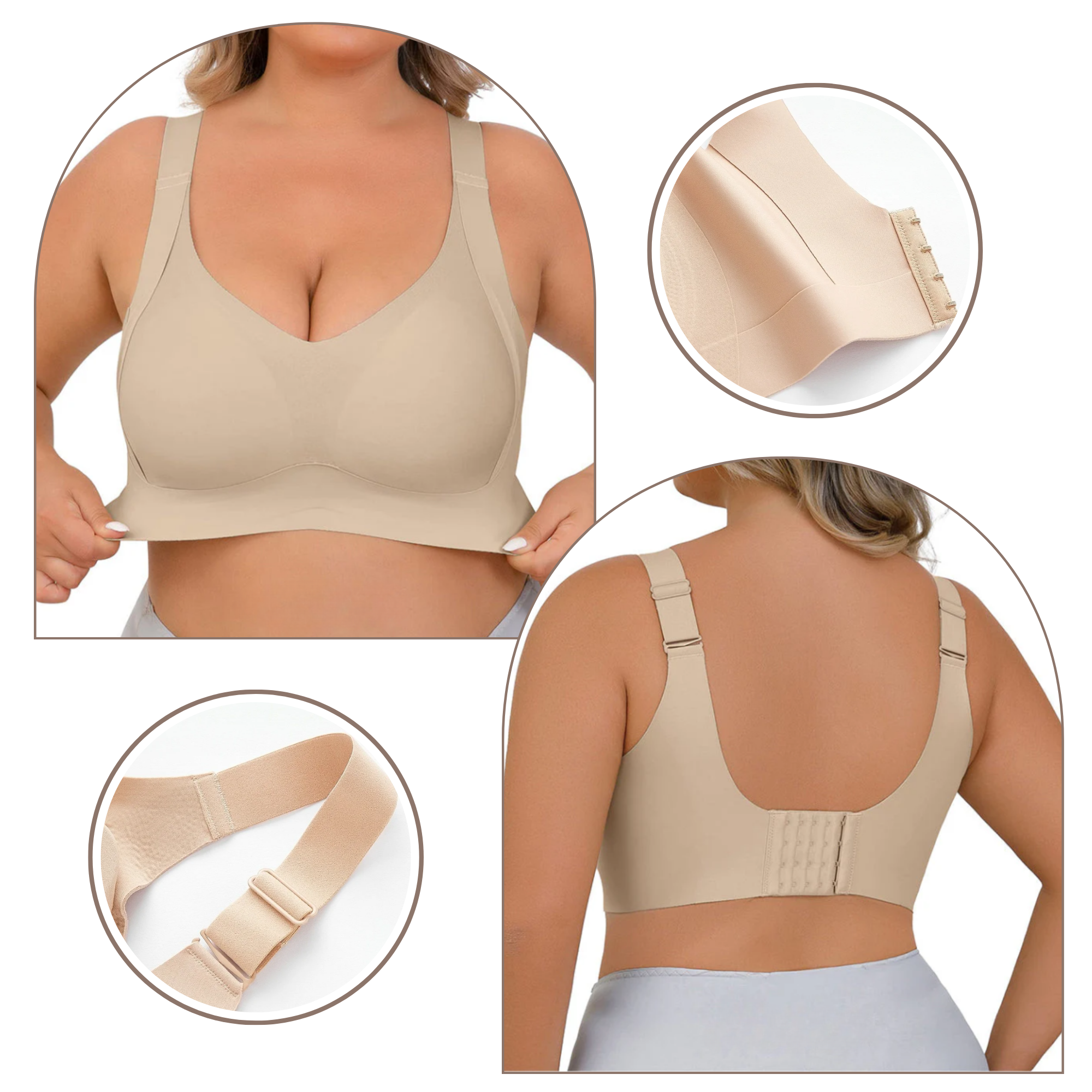 Soutien-gorge respirant sans couture