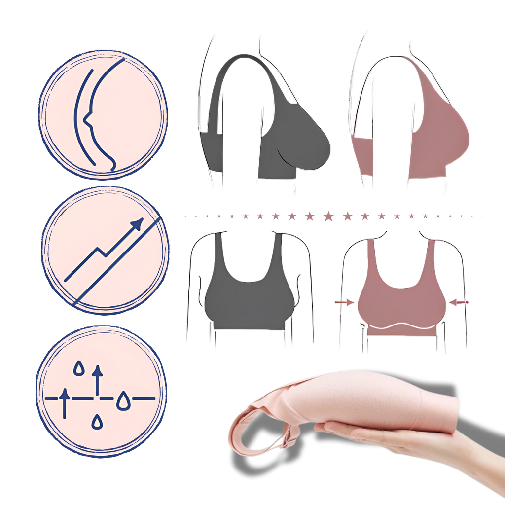 Soutien-gorge respirant sans couture
