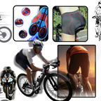 Short de vélo rembourré sans coutures
