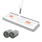 Balai plat à essorage automatique avec seau