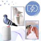 Distributeur de savon automatique en forme de pigeon