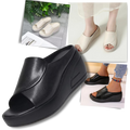 Sandales à talons orthopédiques avec absorption des chocs