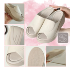 Sandales à talons orthopédiques avec absorption des chocs