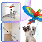 Jouet oiseau volant pour chat à suspendre