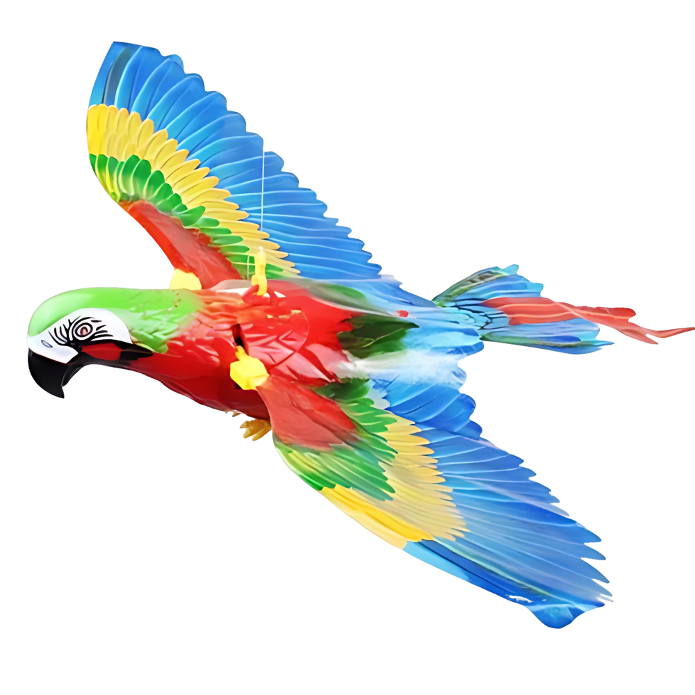 Jouet oiseau volant pour chat à suspendre