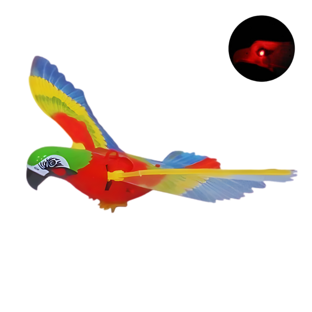 Jouet oiseau volant pour chat à suspendre