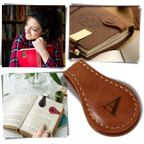 Marque-page magnétique en cuir personnalisé