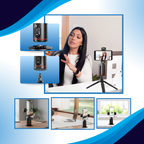 Support pour téléphone intelligent avec stabilisateur et suivi IA