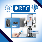 Support pour téléphone intelligent avec stabilisateur et suivi IA