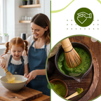 Fouet à matcha mélange lisse et homogène