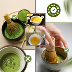 Fouet à matcha mélange lisse et homogène