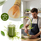 Fouet à matcha mélange lisse et homogène