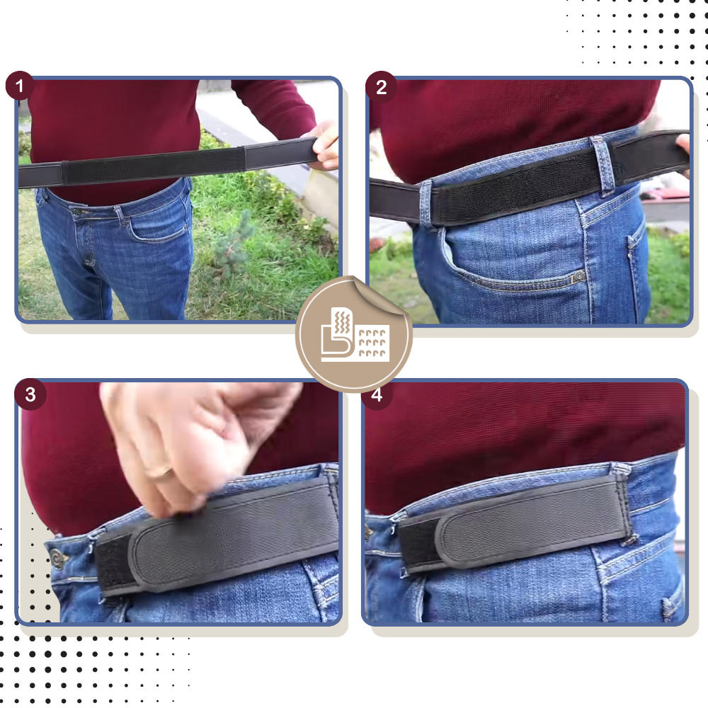 Ceinture élastique sans boucle