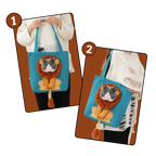 Sac pour chat Lion doux et respirant