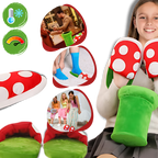 Pantoufles plante piranha de Mario en peluche