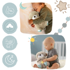 Peluche loutre apaisante sensation utérus