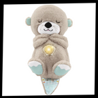 Peluche loutre apaisante sensation utérus