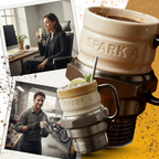 Tasse fantaisie en forme de bougie d'allumage