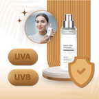Fond de teint SPF 30 à teinte changeante