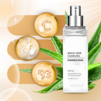 Fond de teint SPF 30 à teinte changeante