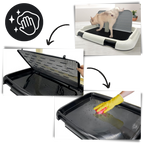 Tapis de propreté pour chien anti-éclaboussures