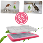 Tapis de propreté pour chien anti-éclaboussures