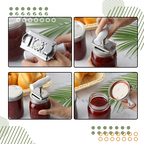 Ouvre-bocal en acier inoxydable