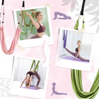 Hamac de yoga aérien solide et réglable