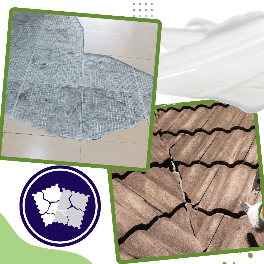 Colle haute adhérence et imperméable pour carreaux