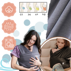 Porte-bébé ergonomique et respirant