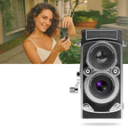 Appareil photo numérique TLR Vintage
