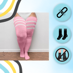 Chaussettes cuissardes renforcées pour femmes