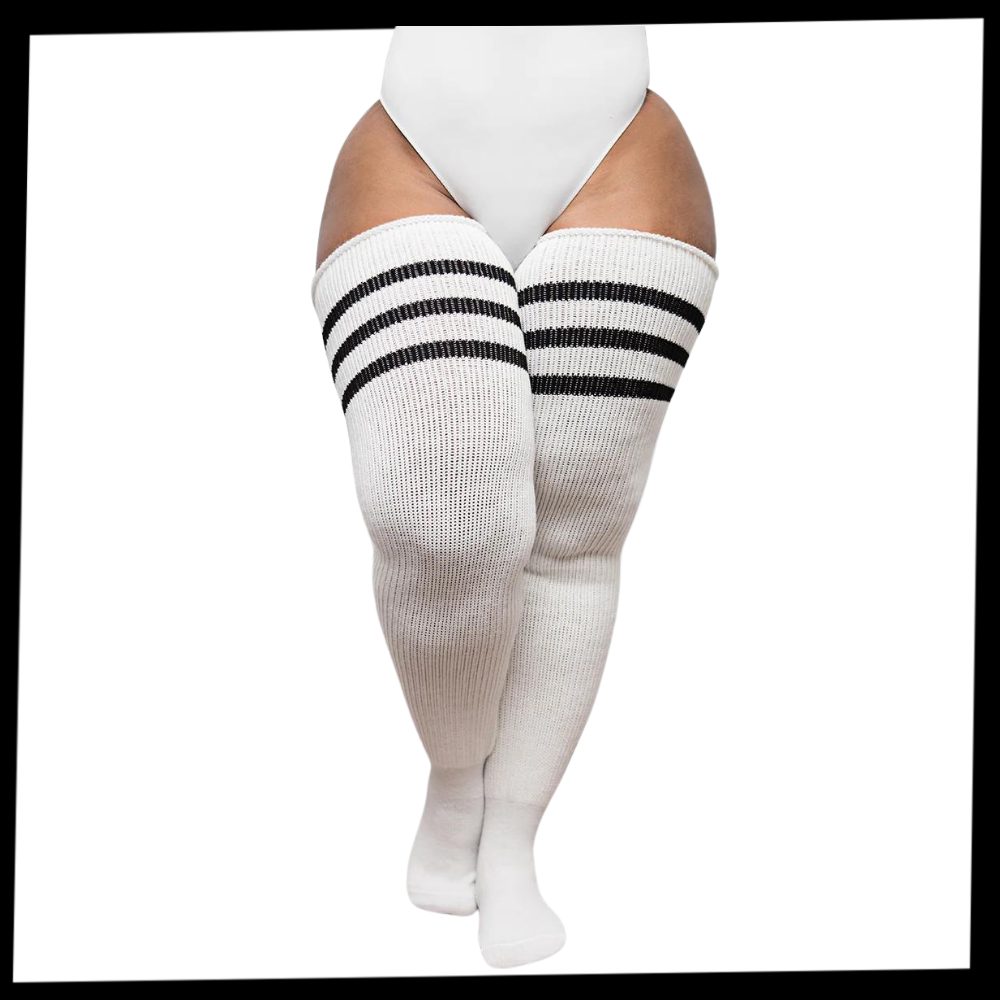Chaussettes cuissardes renforcées pour femmes
