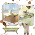 Lit pour chat et perchoir de fenêtre sans outil